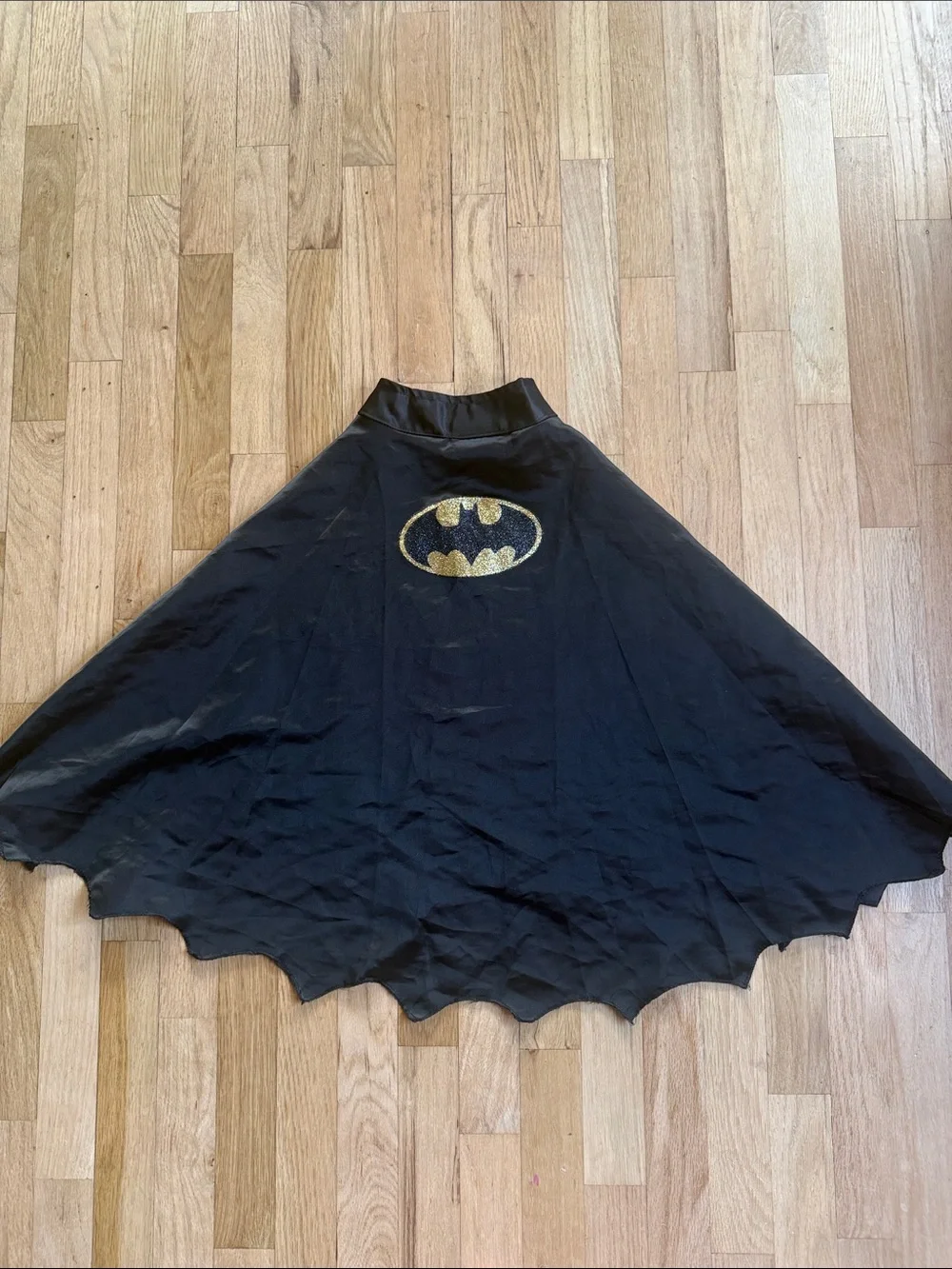 Batgirl Black Cape with Gold Emblem